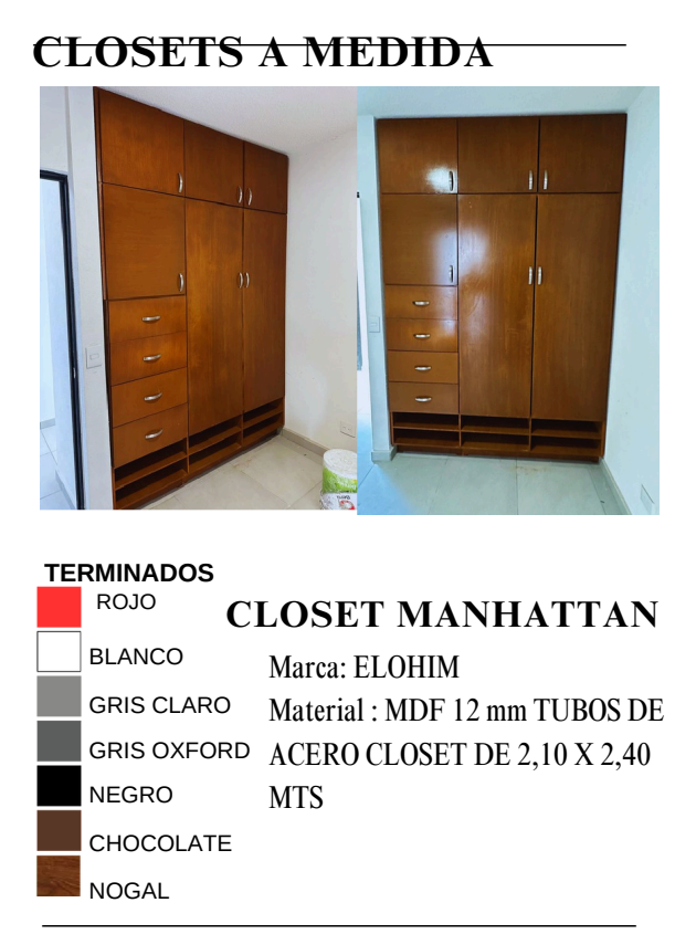 Clóset Manhattan