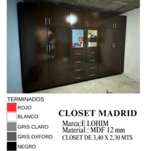 Clóset Madrid