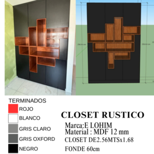 Clóset Rústico