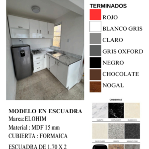 Cocina Integral en Escuadra a Medida