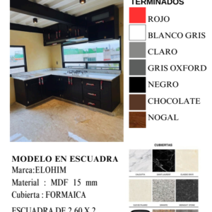 Cocina Integral en Escuadra a Medida
